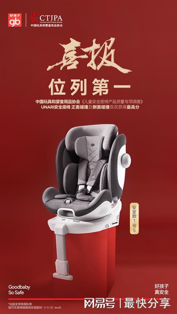 好孩子 兒童安全座椅產(chǎn)品質量 遙遙領先
