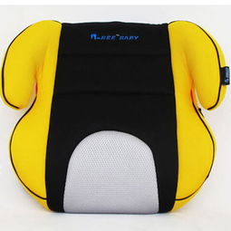 睿貝汽車兒童安全座椅 專為3至12歲兒童設計的黃色增高墊